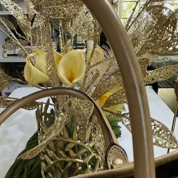 Gucci GG Canvas Beige Leather Trim Large Tote Bag Authentic - Picture 5 of 11